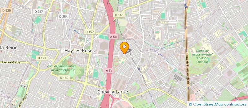 localisation de l'entreprise CLARA 3000  L'HAY-LES-ROSES