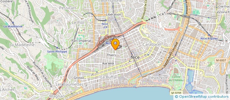 localisation de l'entreprise CLARA à NICE