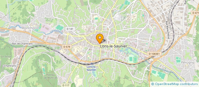localisation de l'entreprise CLARA à LONS-LE-SAUNIER