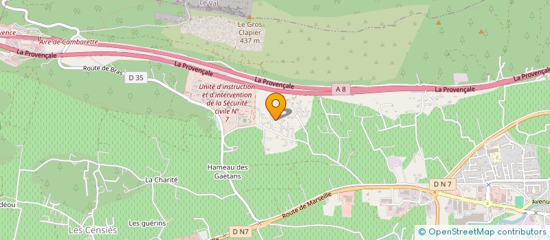 localisation de l'entreprise CLARA à BRIGNOLES