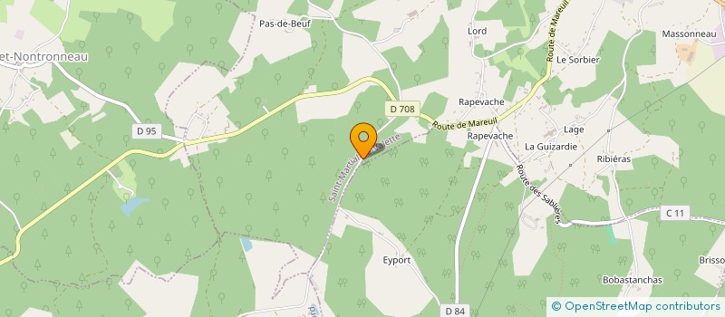 localisation de l'entreprise CLARA  SAVIGNAC-DE-NONTRON