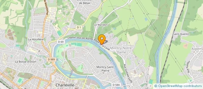 localisation de l'entreprise CLARA  MONTCY-NOTRE-DAME