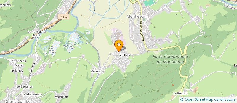 localisation de l'entreprise CLARA  MONTLEBON