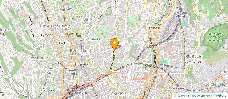 localisation de l'entreprise CLARA à NICE