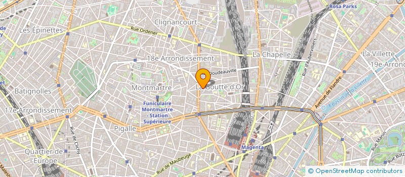 localisation de l'entreprise CLARA BEAUTE AFRO  PARIS