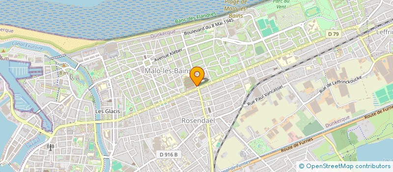 localisation de l'entreprise CLARA BRAZY à DUNKERQUE