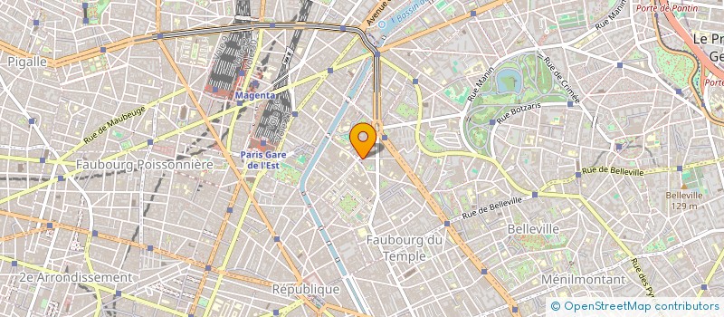 localisation de l'entreprise CLARA COIFFURE  PARIS