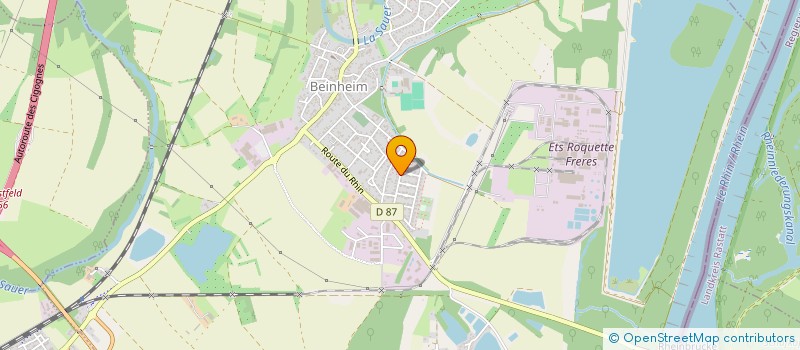 localisation de l'entreprise CLARA CONTI  BEINHEIM