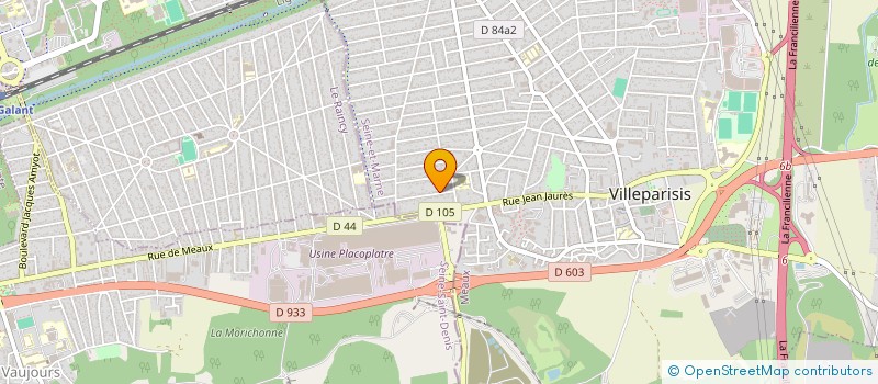 localisation de l'entreprise CLARA ET LEA  VILLEPARISIS