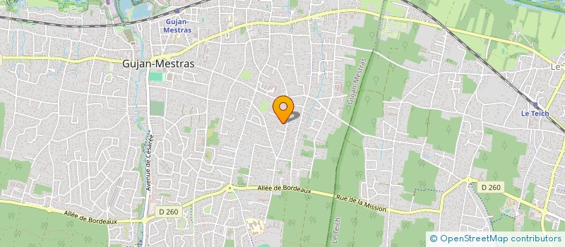 localisation de l'entreprise CLARA IMMOBILIER  GUJAN-MESTRAS