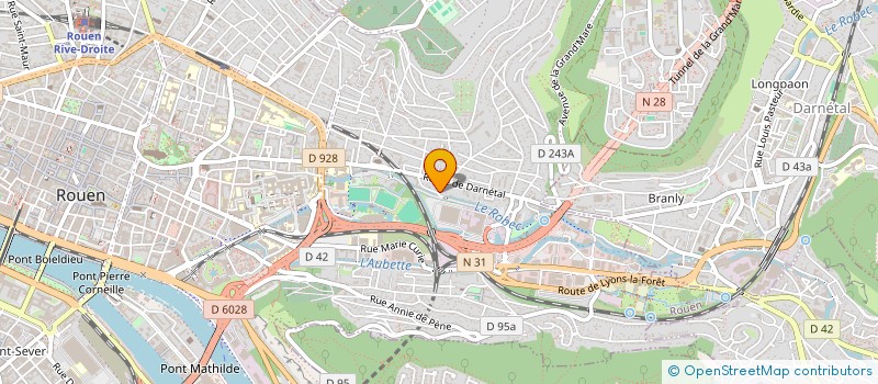 localisation de l'entreprise CLARA PIZZA  DARNETAL