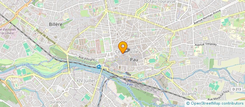 localisation de l'entreprise CLARA PRIEUR CPS à PAU