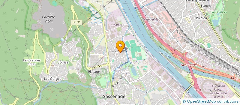 localisation de l'entreprise CLARA PRODUCTION  SASSENAGE