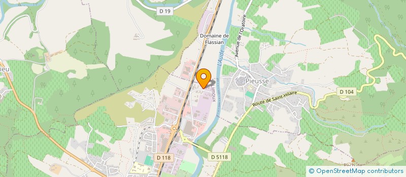 localisation de l'entreprise CLARA SCI  LIMOUX