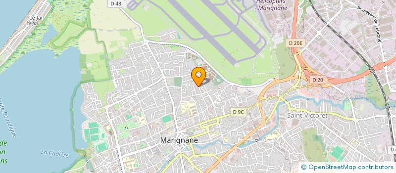 localisation de l'entreprise CLARA THOMAS MARTINEZ  MARIGNANE
