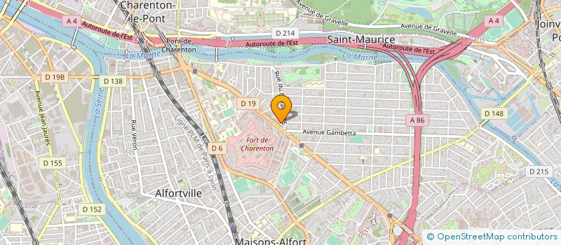 localisation de l'entreprise CLARA WEB DIGITAL à MAISONS-ALFORT