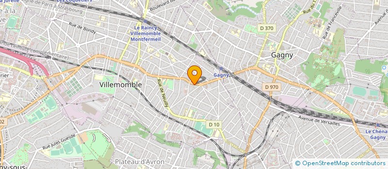 localisation de l'entreprise CLARABAT à VILLEMOMBLE