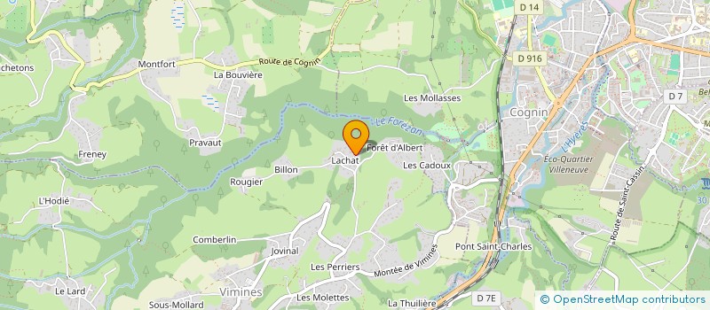 localisation de l'entreprise CLARABELLE  VIMINES