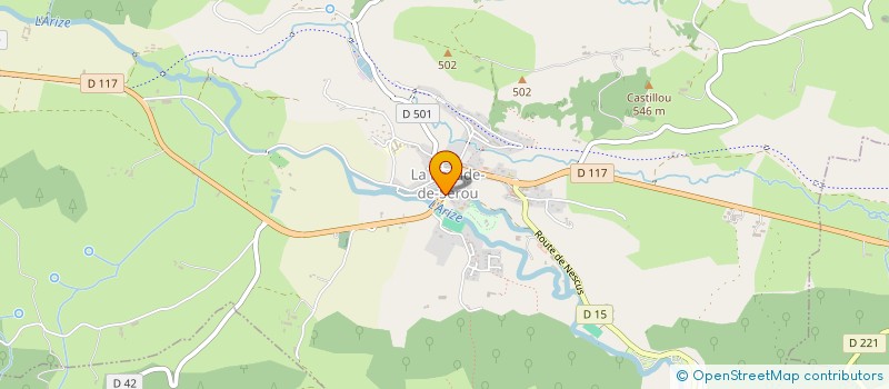 localisation de l'entreprise CLARAC-GRIG-SANZ NOTAIRES ASSOCIES à LA BASTIDE-DE-SEROU