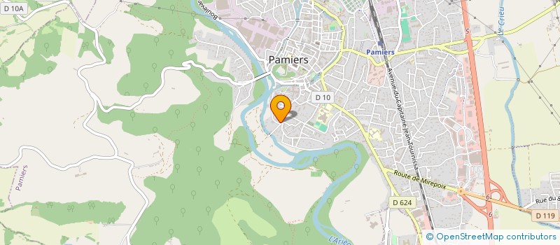 localisation de l'entreprise CLARAC-LE BARIOL à PAMIERS