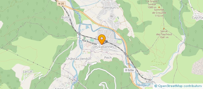 localisation de l'entreprise CLARACO FRET à LES CABANNES