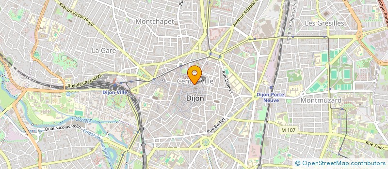 localisation de l'entreprise CLARADIS à DIJON