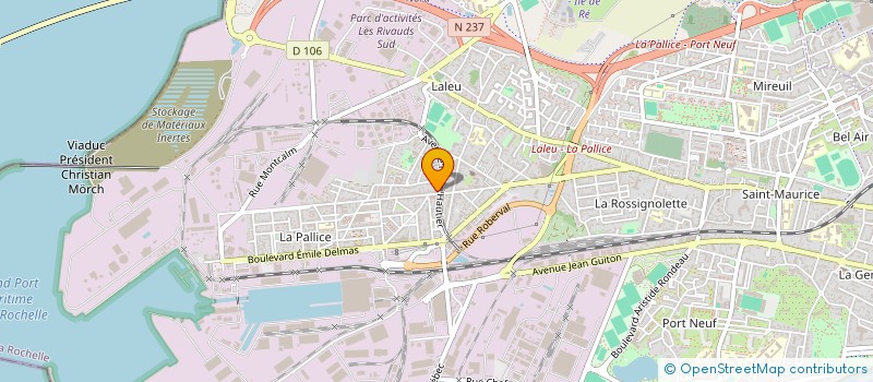 localisation de l'entreprise CLARAFINE à LA ROCHELLE