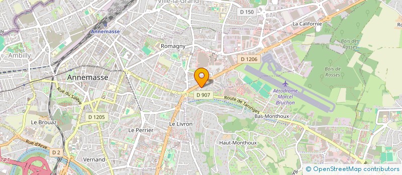 localisation de l'entreprise CLARAJEAN à ANNEMASSE