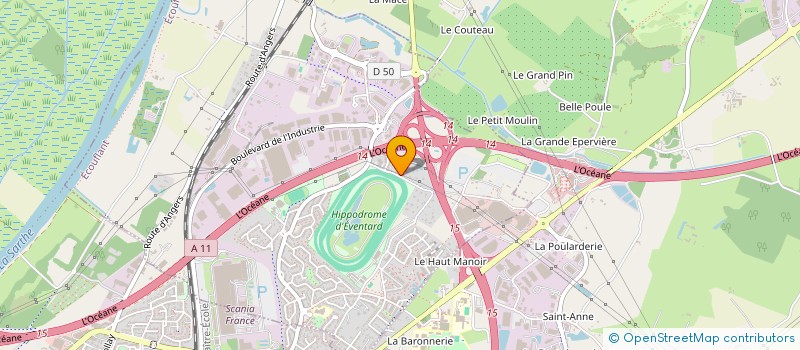 localisation de l'entreprise CLARAJPC  ECOUFLANT