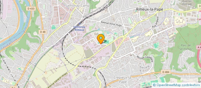 localisation de l'entreprise CLARAL à RILLIEUX-LA-PAPE