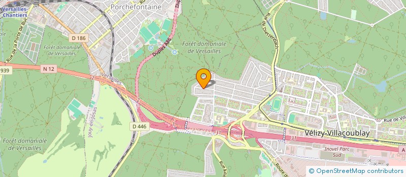 localisation de l'entreprise CLARALEX  VELIZY-VILLACOUBLAY