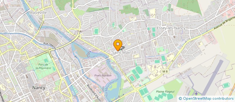 localisation de l'entreprise CLARALU  SAINT-MAX