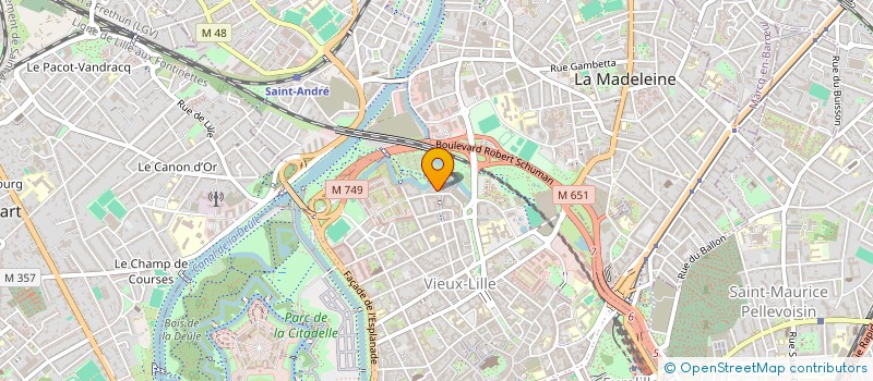 localisation de l'entreprise CLARAMEDIA à LILLE