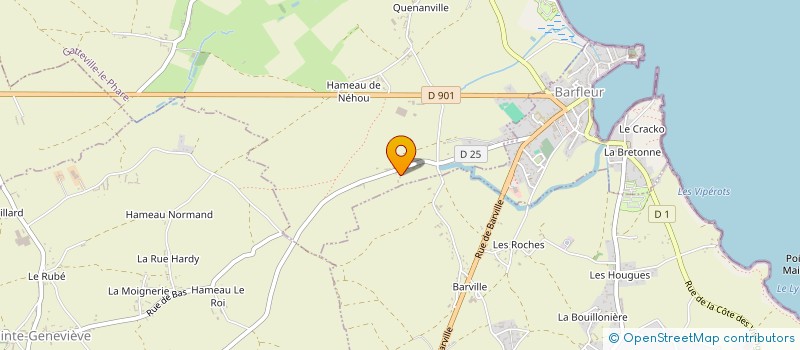 localisation de l'entreprise CLARAMELLE à GATTEVILLE-LE-PHARE