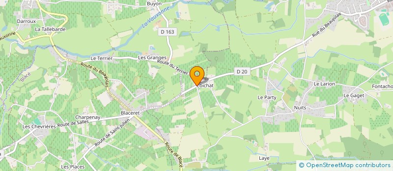 localisation de l'entreprise CLARANNE  SAINT-GEORGES-DE-RENEINS