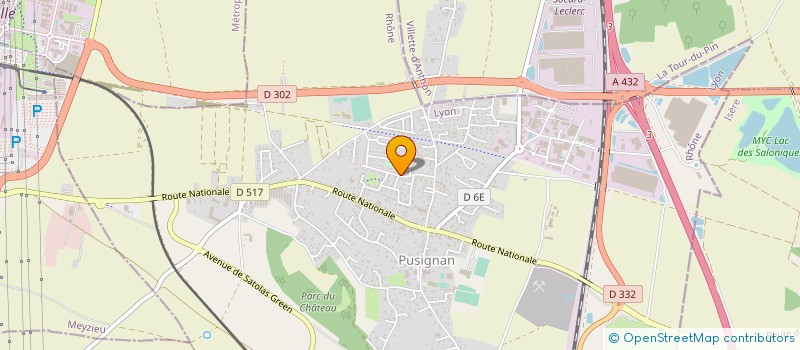 localisation de l'entreprise CLARANT  PUSIGNAN