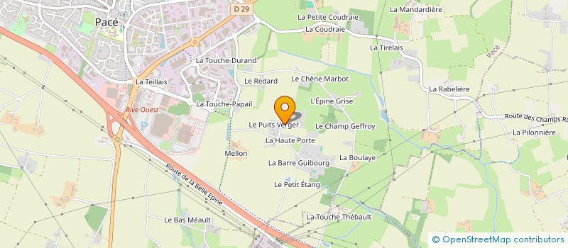 localisation de l'entreprise CLARAPAUL à PACE
