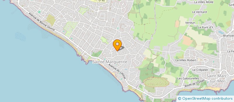 localisation de l'entreprise CLARASUN  PORNICHET