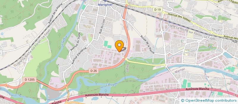 localisation de l'entreprise CLARAVAL  MARIGNIER