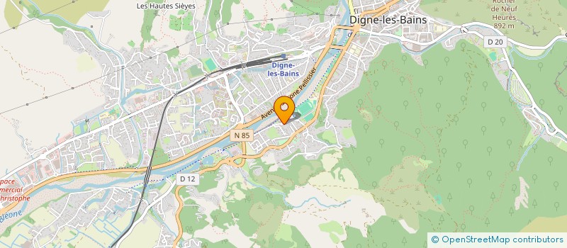 localisation de l'entreprise CLARAYAN à DIGNE-LES-BAINS