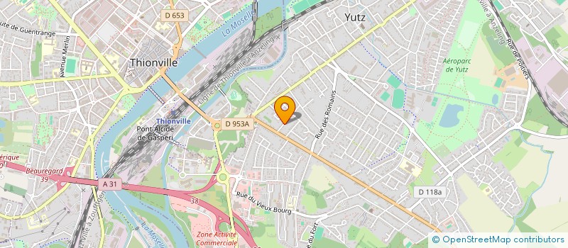 localisation de l'entreprise CLARCO  YUTZ