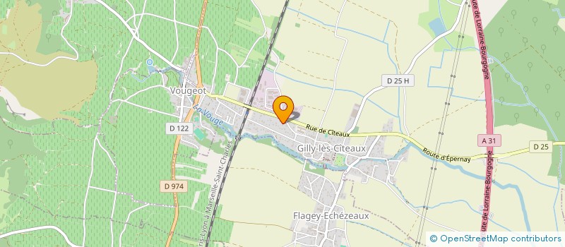 localisation de l'entreprise CLARCS  GILLY-LES-CITEAUX