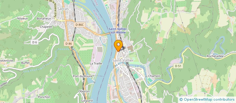 localisation de l'entreprise CLARCY SOL  SAINT-VALLIER