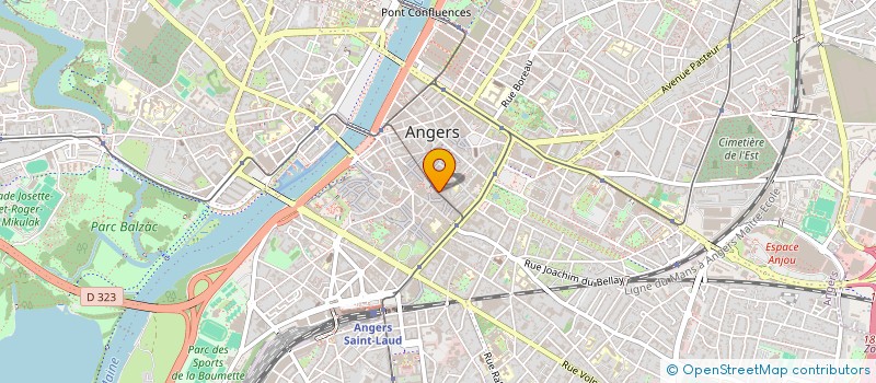 localisation de l'entreprise CLARELEO à ANGERS