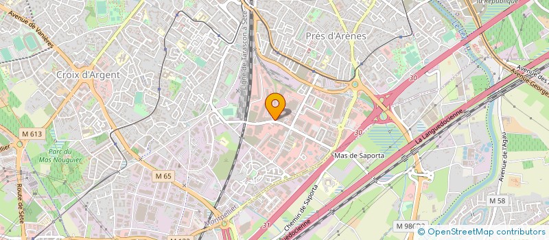 localisation de l'entreprise CLARELIA SAS à MONTPELLIER