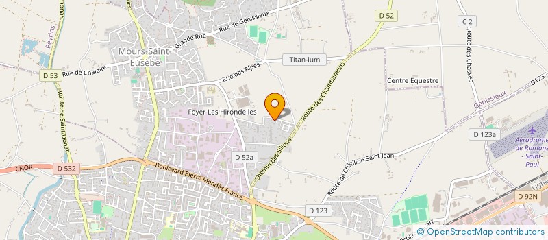 localisation de l'entreprise CLARELIN  MOURS-SAINT-EUSEBE