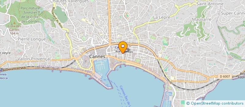 localisation de l'entreprise CLARELIS - NOTAIRES ASSOCIES  CANNES