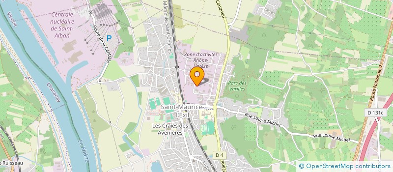 localisation de l'entreprise CLARELOC  SAINT MAURICE L'EXIL