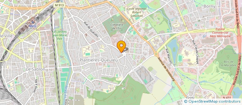 localisation de l'entreprise CLARELSA  METZ