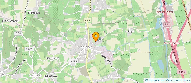 localisation de l'entreprise CLAREM  MORANCE